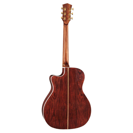 Cort 6 String Acoustic-Electric Guitar, Right, Light Burst, Full (GOLDA8LB-U)