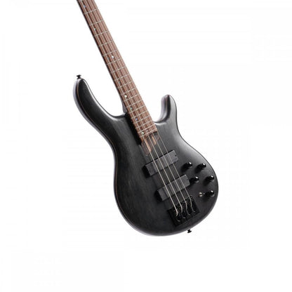 Cort 4 String Bass Guitar, Right, Open Pore Transparent Black, one size (B4ELEMENTOPTB)