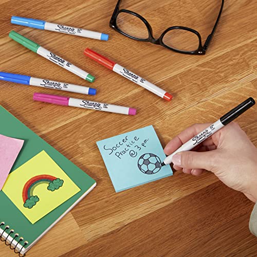 SHARPIE Permanent Markers, Ultra Fine Point, 12 Count