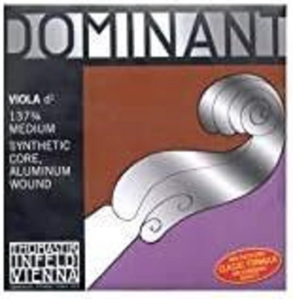 Thomastik-Infeld 137.34 Dominant Viola String, Single D String, 137.34, Aluminum Wound, Medium Tension, 3/4 Size