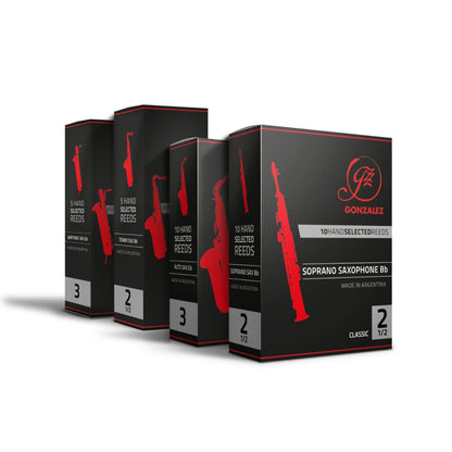 Gonzalez Classic Tenor Saxophone Reeds Box of 5 Strength 2.5