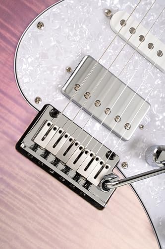 Cort G280 Select 6-String Electric Guitar Transparent Chameleon Purple
