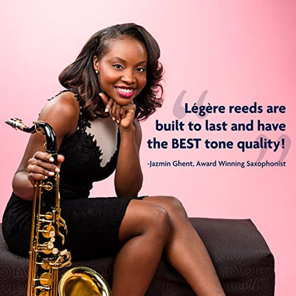 Légère Reeds Premium Synthetic Woodwind Reed, Alto Saxophone, Classic