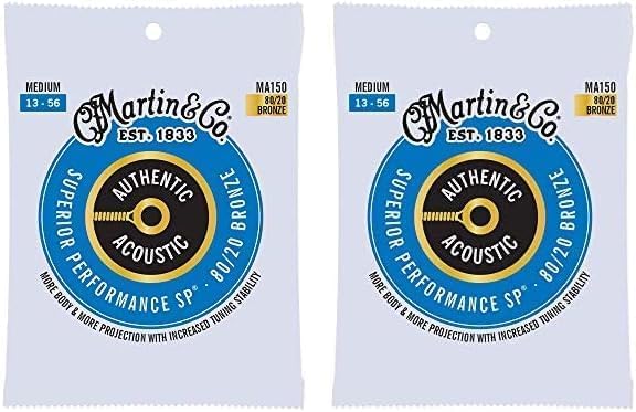 Martin Authentic Acoustic Guitar Strings, Superior Performance Extra Light,Broze