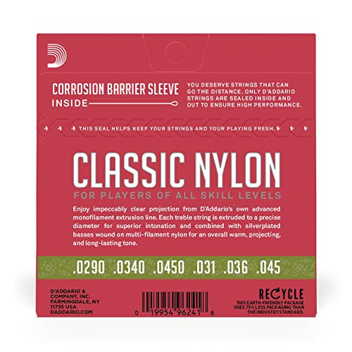 D'Addario EJ27N student Nylon Classical Guitar Strings