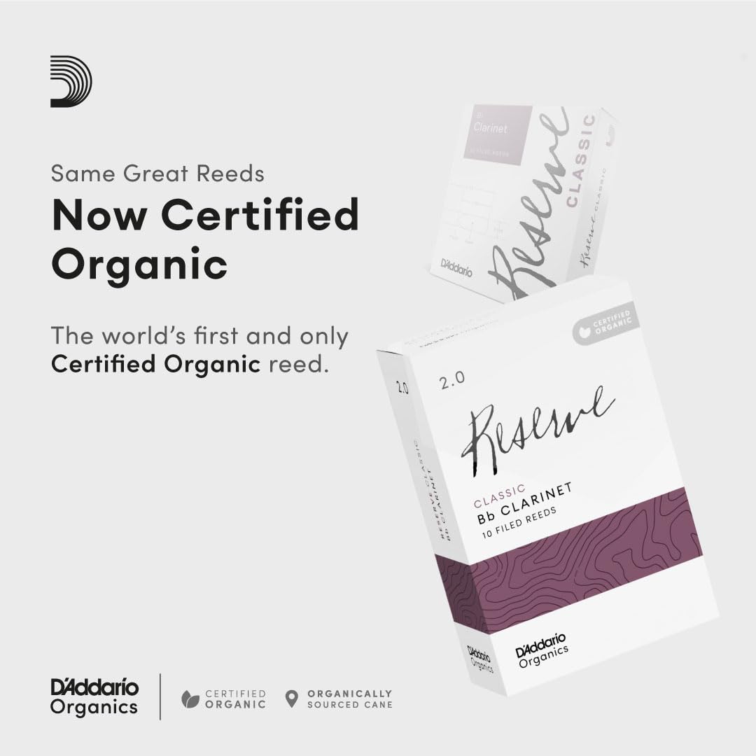 D'Addario Organic Reserve Alto Saxophone Reeds