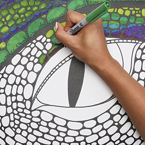 SHARPIE Permanent Markers, Ultra Fine Point, 12 Count