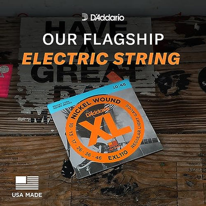 D'Addario Nickel Wound Electric Guitar Strings