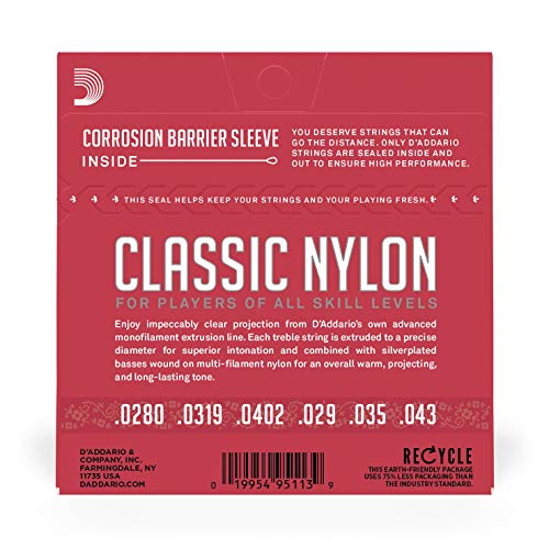 D'Addario EJ27N student Nylon Classical Guitar Strings