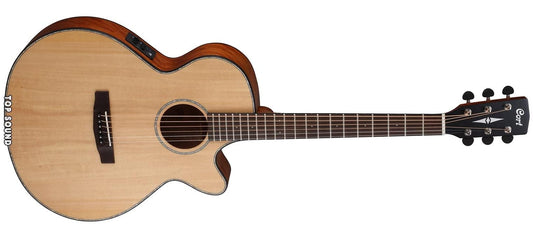 Cort SFX-E Acoustic Guitar String Gauge .012-.053 Natural Wood Satin Finish