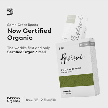 D’Addario Reserve Sax First & Only Organic