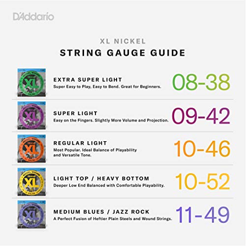 D'Addario XL Electric Guitar Strings