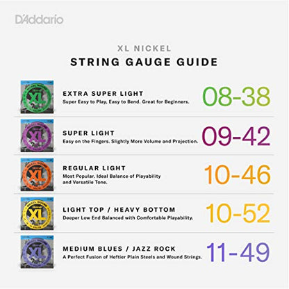 D'Addario XL Electric Guitar Strings