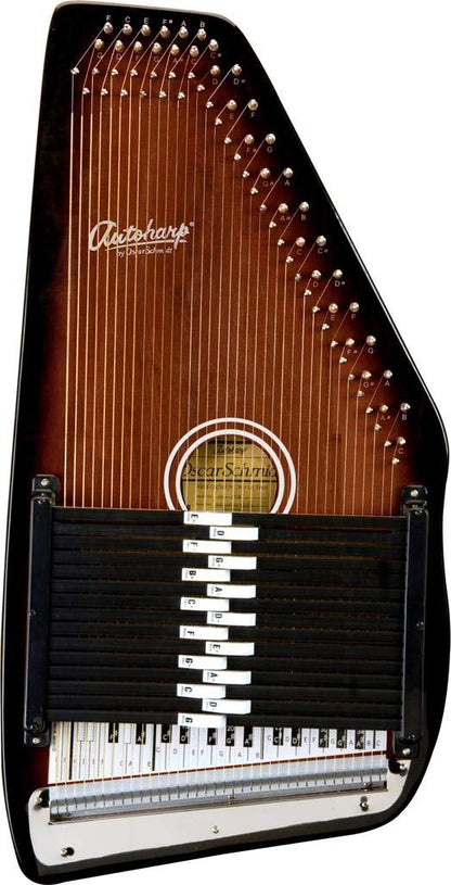 Oscar Schmidt OS15B 15 Chord Acoustic Auto Harp. Tobacco Sunburst