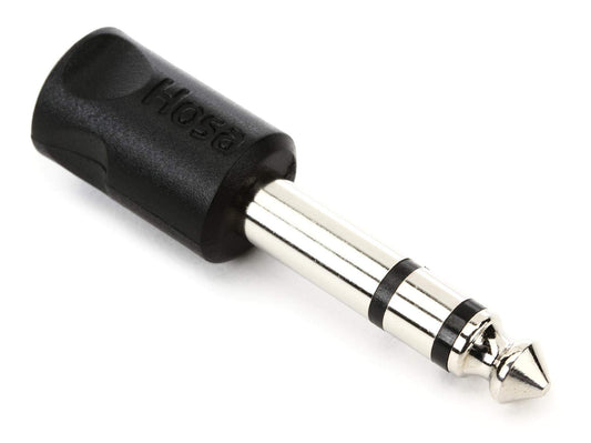 Hosa GPM-103 3.5 mm TRS to 1/4" TRS Adaptor