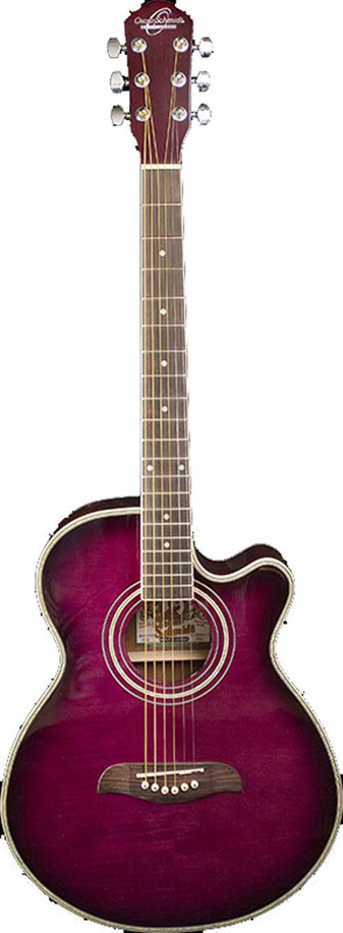 Oscar Schmidt Acoustic Electric Guitar (OACEFTPB-A)
