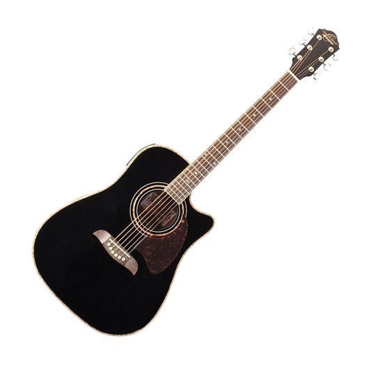 Oscar Schmidt 6 String Acoustic-Electric Guitar, Right (OG2CEB-A-U)