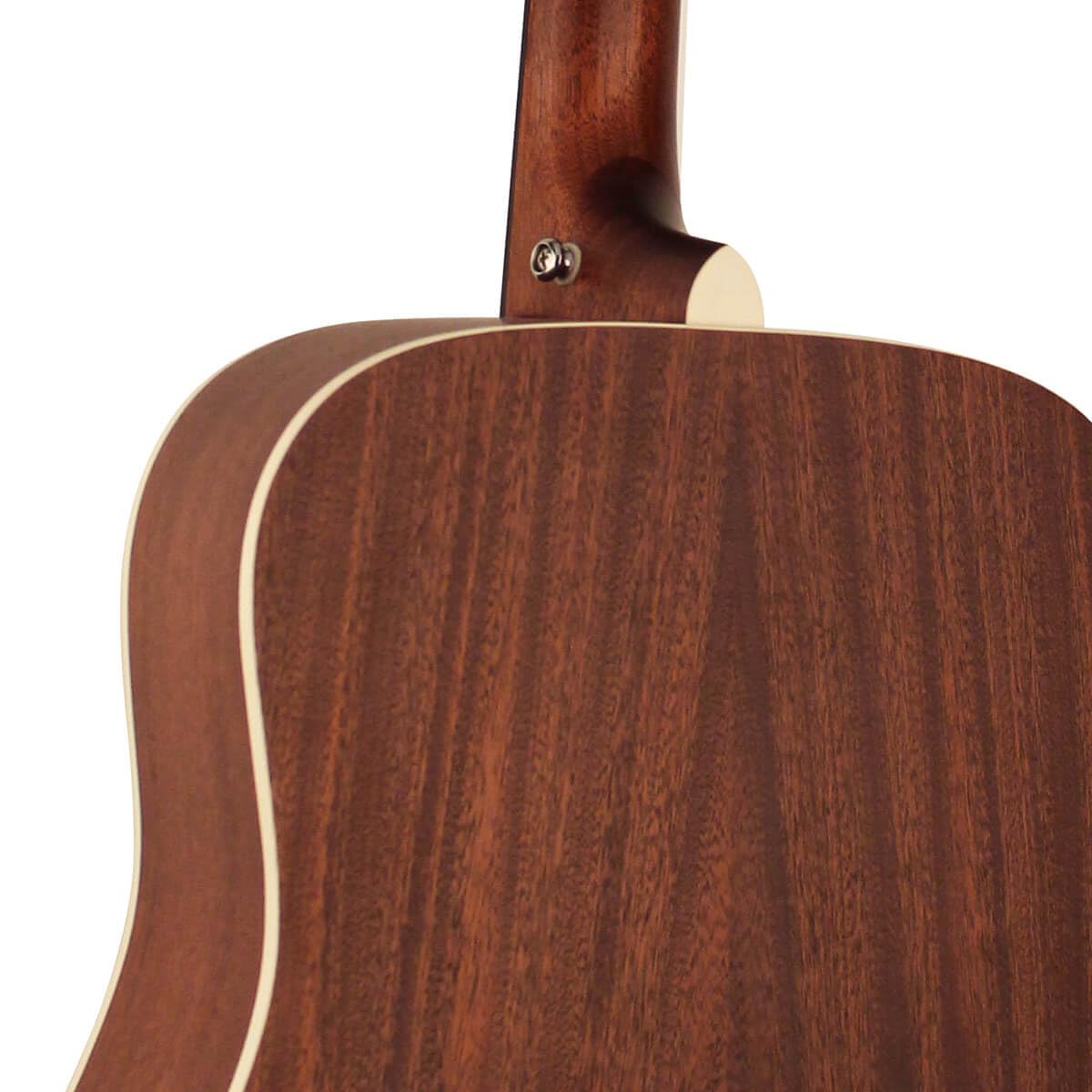 Cort EARTH70OP Dreadnought Acoustic Guitar Solid Spruce Top, Natural Open Pore