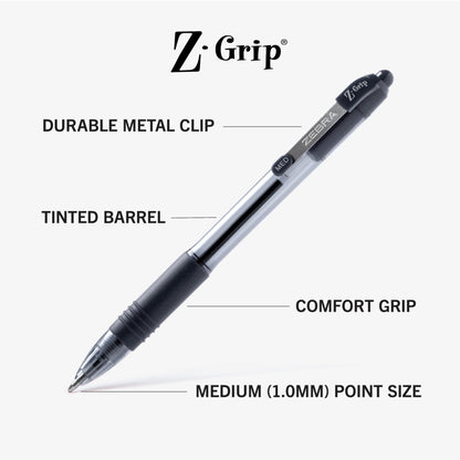 Zebra Pen Z-Grip Retractable Ballpoint Pen