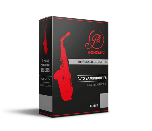 Gonzalez Classic Alto Saxophone Reeds Box of 10 Strength 3