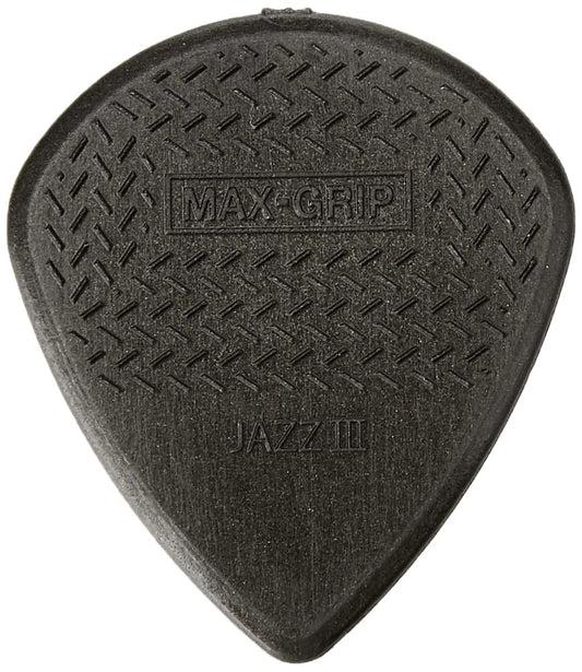 Jazz III Max Grip pick pack 6