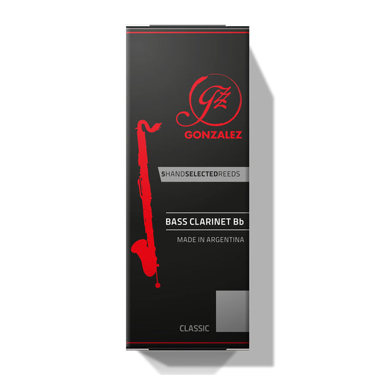 Gonzalez Classic Bass Clarinet Reeds Box of 5 Strength 3