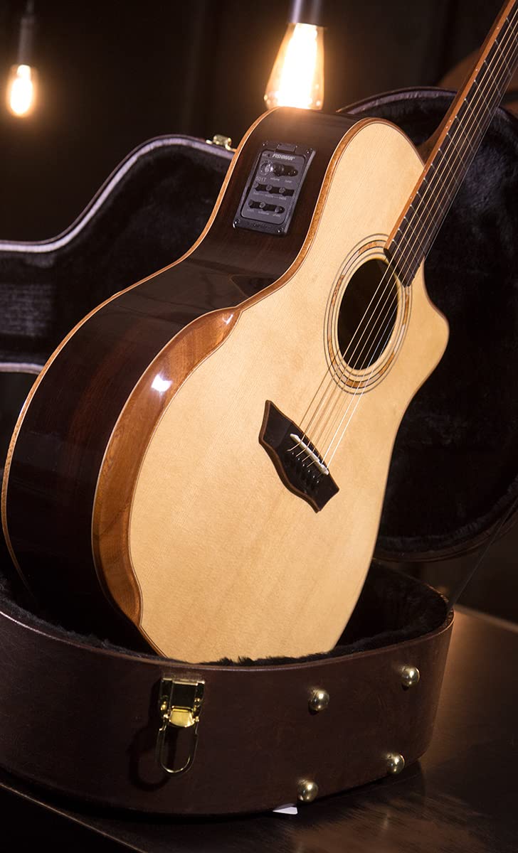 Washburn Comfort Deluxe 25 Series 6 String Acoustic-Electric Guitar, Right, Natural (WCG25SCE-O)