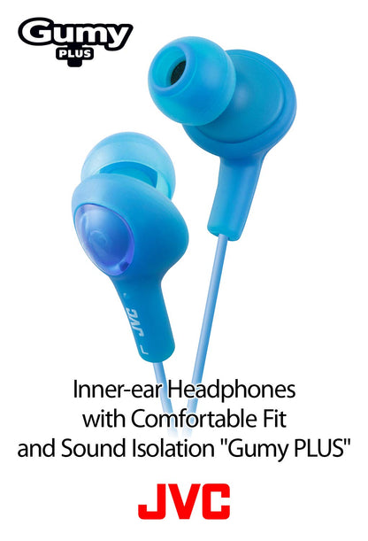 JVC HAFX5G Gumy Plus Inner Ear Headphones