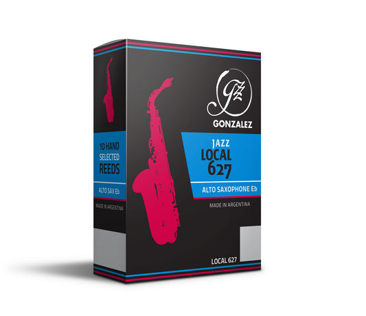 Gonzalez Local 627 Alto Saxophone Reeds Box of 10 Strength 3
