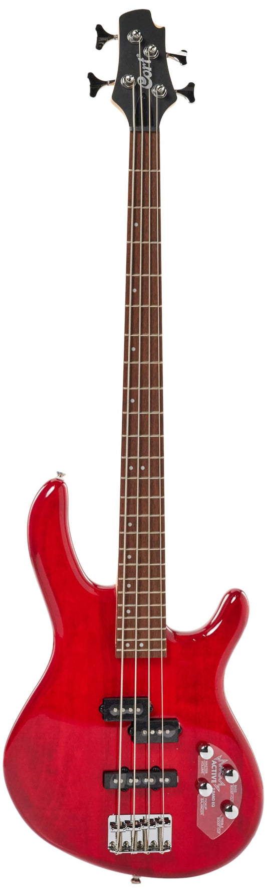 Action Bass-Plus-TR Trans Red Poplr Bd 2Bnd Act Eq P&J P/up