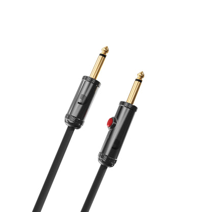 D'Addario 10' Circuit Breaker Instrument Cable with Latching Cut-Off Switch