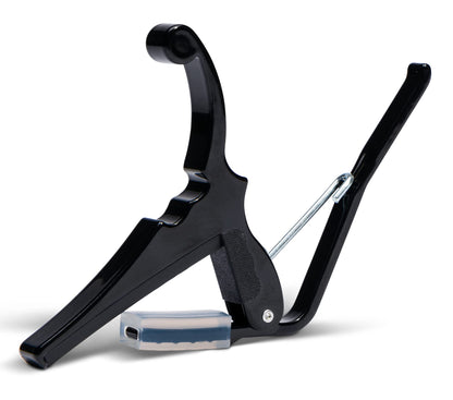 Kyser Musical Products Quick-Change Capo - For Electric Guitars, Made in USA, Quality, Strong, Lightweight, Quick & Easy Key Changes, Innovative, Perfect Fit for Electrics