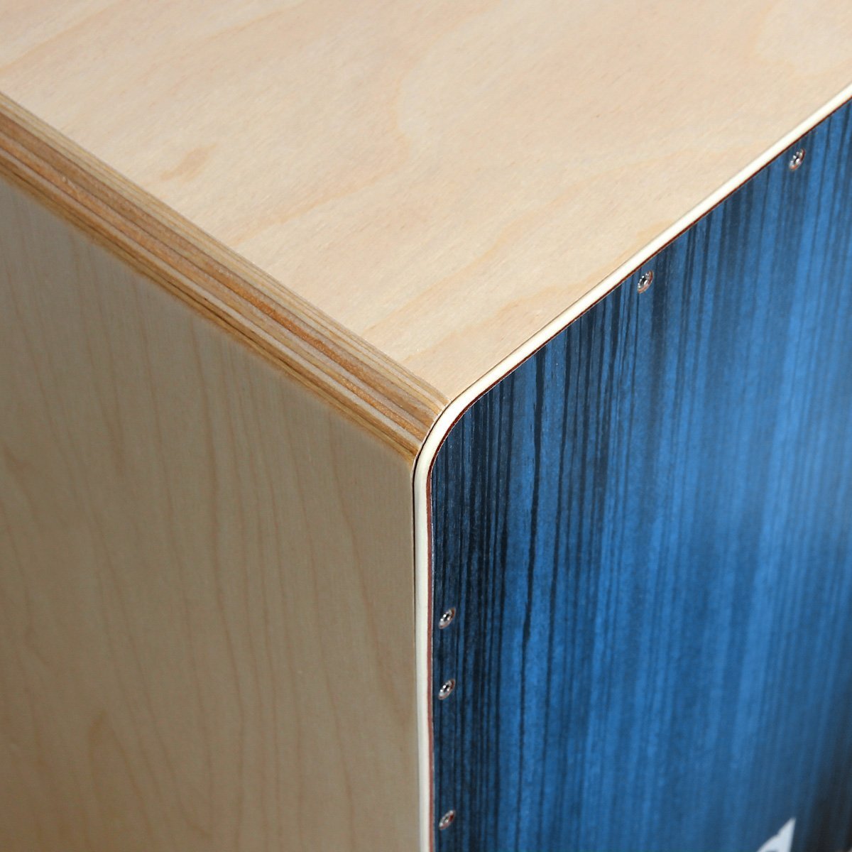 Sela SE 052 Varios Blue Snare Cajon mit Sela Snare System, geeignet für Anfänger und Fortgeschrittene, Made in Germany