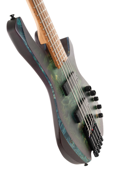 Cort 5-String Headless Space Bass Star Dust Green
