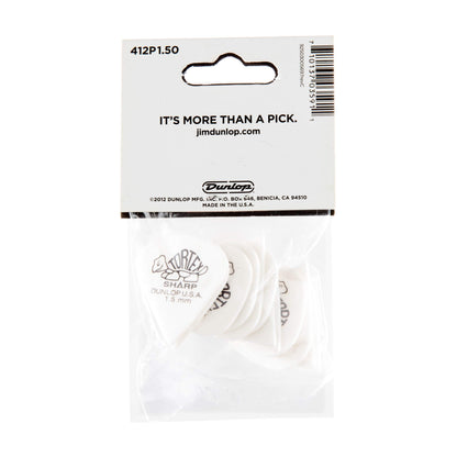 JIM DUNLOP Guitar Body (412P150), White, 1.5 mm