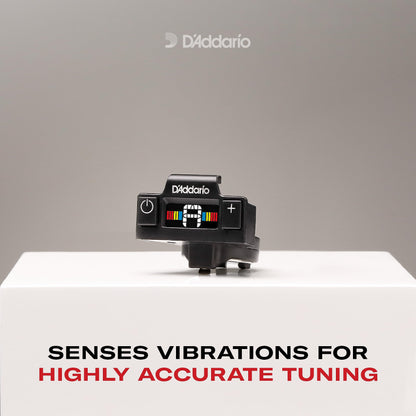 D'Addario Accessories Guitar Tuner - NS Micro Soundhole Tuner - Fits in Guitar Sound Hole - For Acoustic Guitars, Ukuleles - Non Marring Sound Hole Clip - Quick & Accurate Tuning