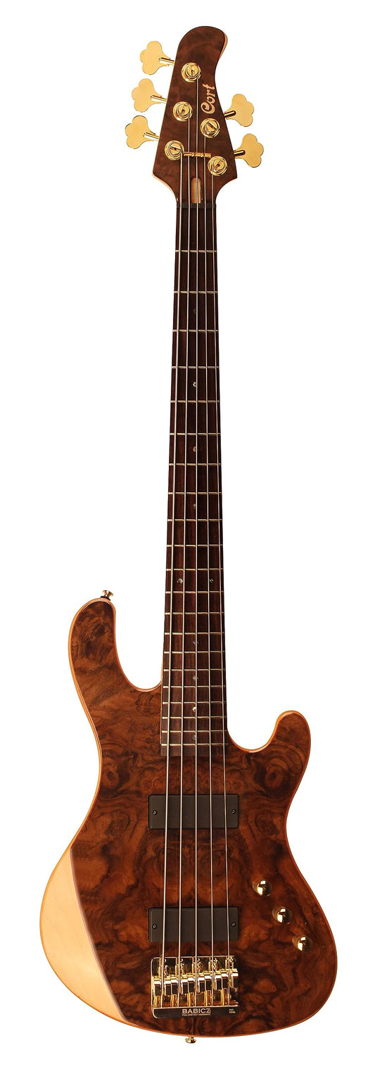 Cort, 5-String Bass Guitar, Right, Natural Glossy, Full (RITHIMICV)