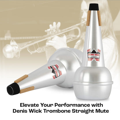 Denis Wick Bass | Aluminum Mute for Bass Trombone | Accessories for Brass Instruments | Metal Mute for Low Tone Register | Straight Mute for Performance