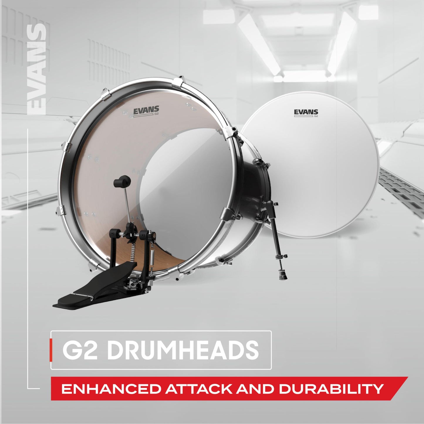 Evans G2 Clear Drum Head