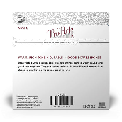 D'Addario Pro-Arte Viola String Set