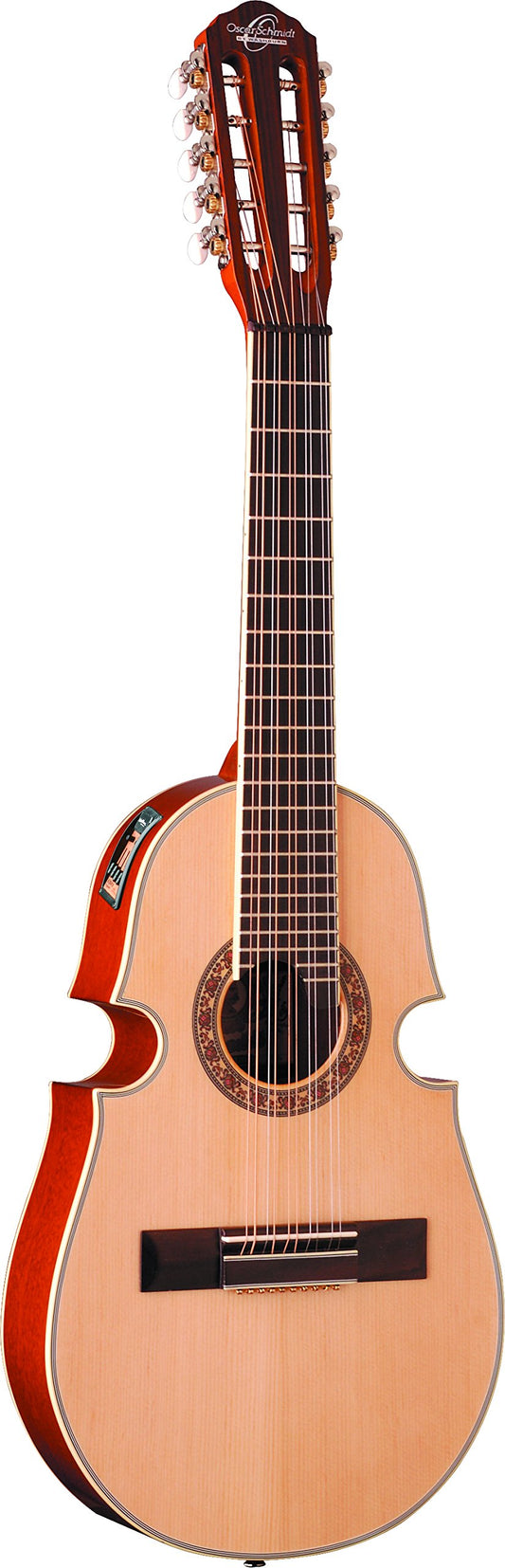 Oscar Schmidt OQ40SE Acoustic-Electric Latin Cuatro with Bag