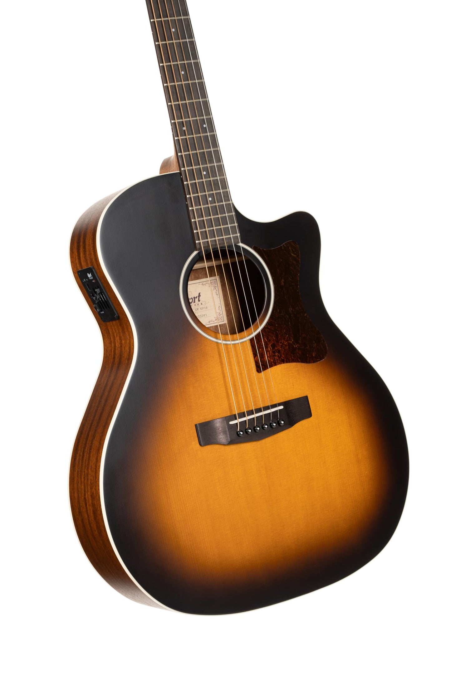 Cort GA1E Grand Regal Series Grand Auditorium A/E Guitar Sunburst