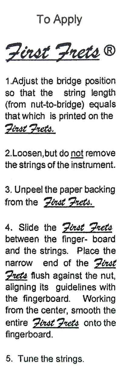 First Fret 115 Violin Accessory