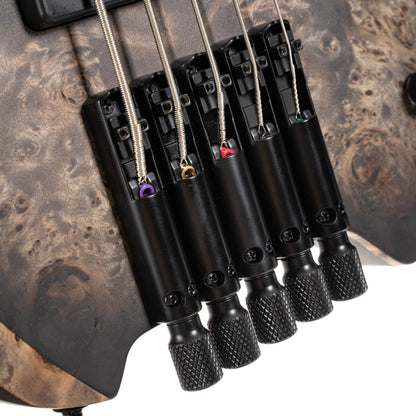 Cort 5-String Headless Space Bass Star Dust Black