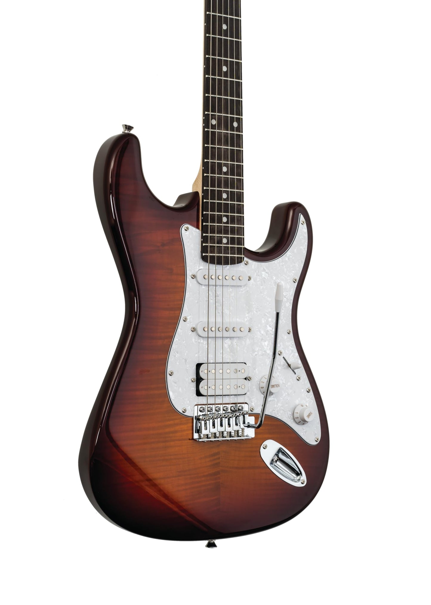 Washburn Sonamaster 6 String Solid-Body Electric Guitar, Right, Sunburst (SDFSB)