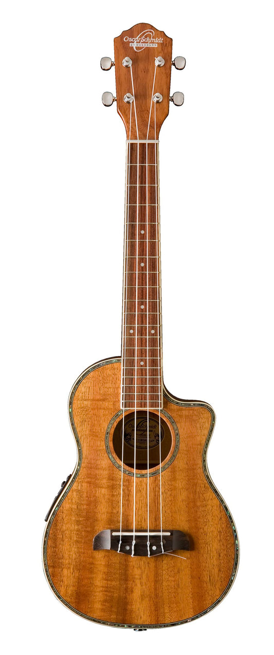 Oscar Schmidt, 4-String Ukulele, Natural (OU6LCEK-A-U)