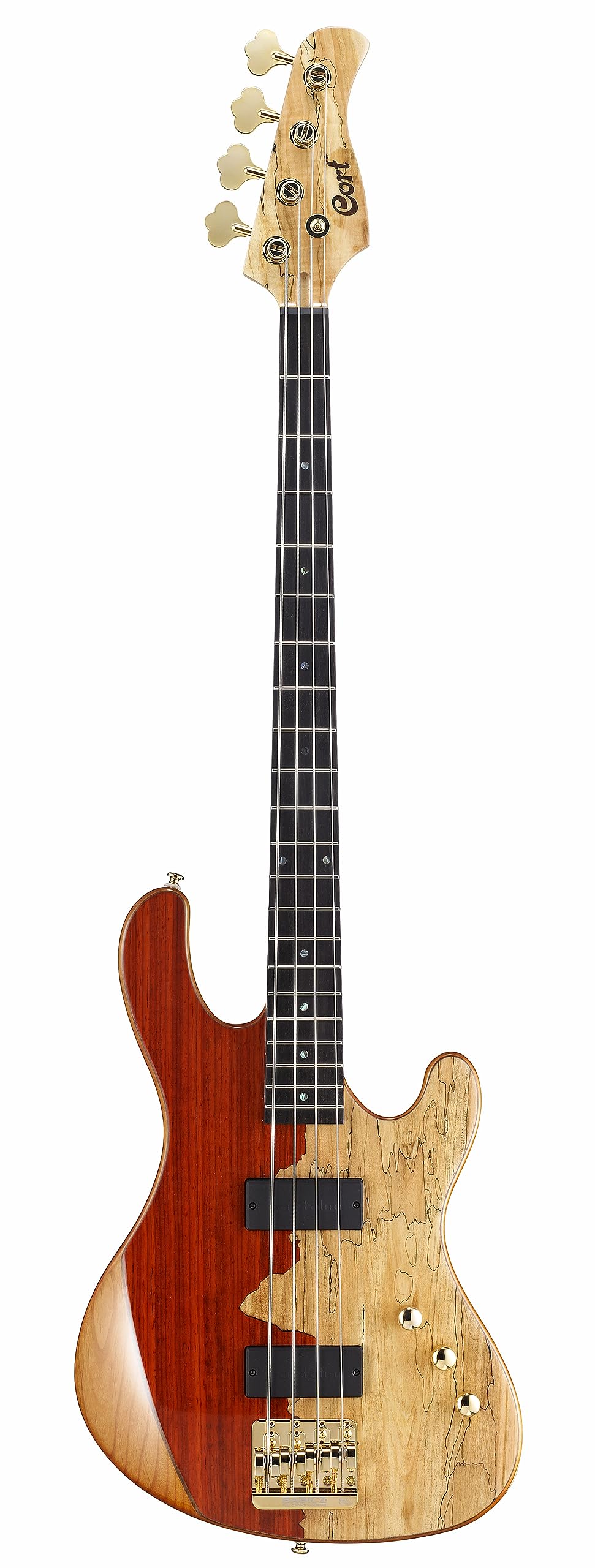 Cort, 4-String Bass Guitar, Right, Natural Glossy, Full (RITHIMICNAT)