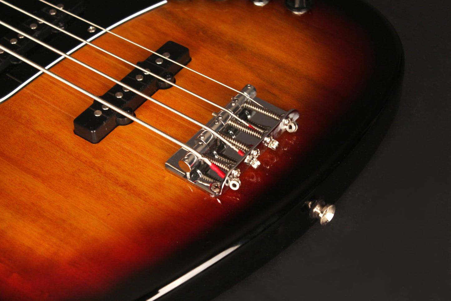 Cort GB34JJ 4-String Electric Bass, JJ Pickups, 3 Tone Sunburst