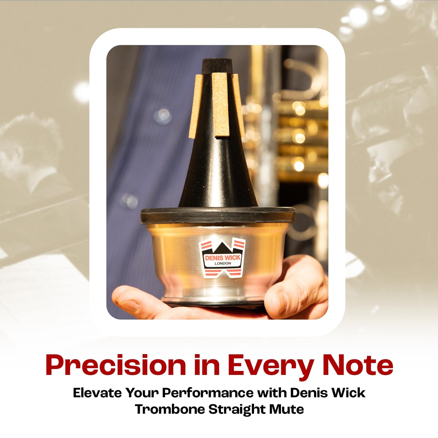 Denis Wick Trumpet Mute | Accessories for Brass Players | Economy Priced Trumpet Mute