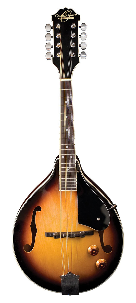 Oscar Schmidt, 8-String Mandolin, Right, Tobacco Sunburst (OM10ETS-A-U)